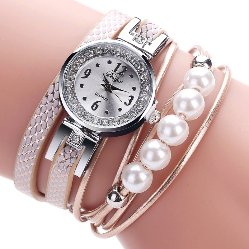 DUOYA D192 Fashion Women Luxury Bracelet Watch Multi-Level Dress Quartz Watch