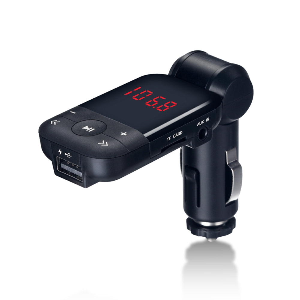 Bluetooth FM Transmitter Hands-Free Wireless Car Kit Radio Receiver USB Charger W Sleep Power Of...