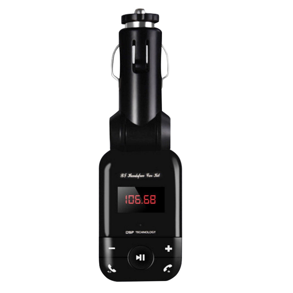 Bluetooth FM Transmitter Hands-Free Wireless Car Kit Radio Receiver USB Charger W Sleep Power Of...