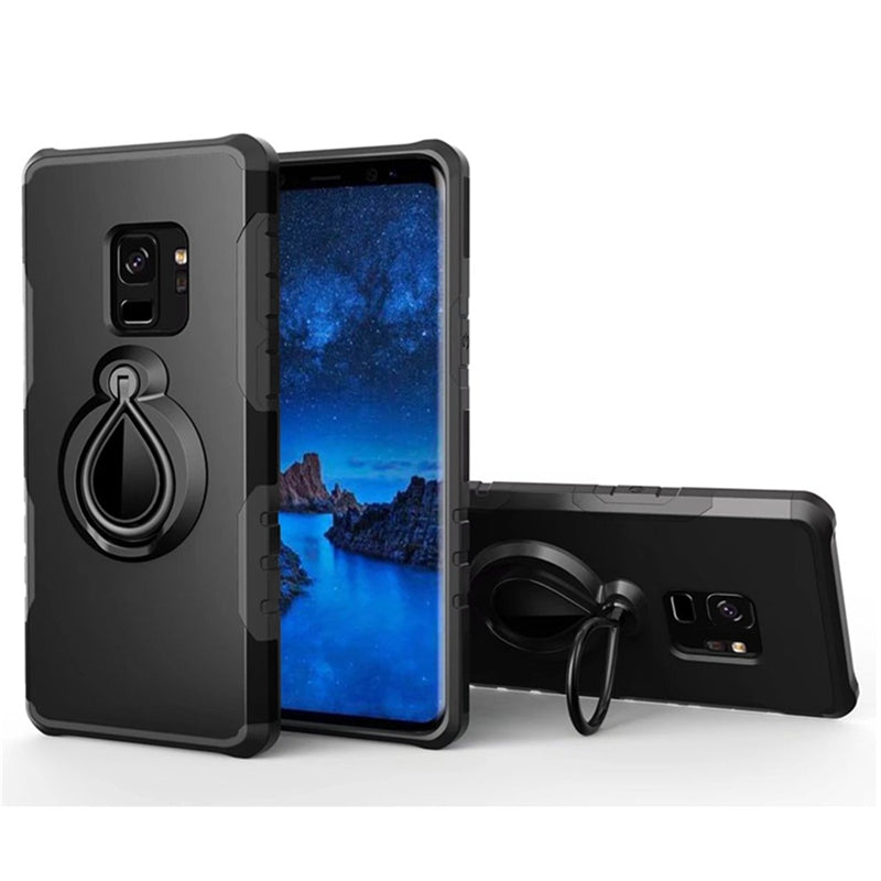 Cover Case for Samsung Galaxy S9 Holder Car Mount Ring Grip 360 Rotatable Alloy Finger