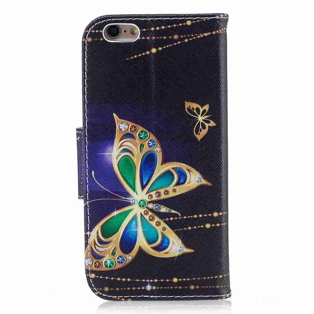 Big Butterfly Pu Phone Case for iPhone 6/6S