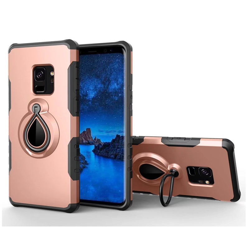 Cover Case for Samsung Galaxy S9 Holder Car Mount Ring Grip 360 Rotatable Alloy Finger