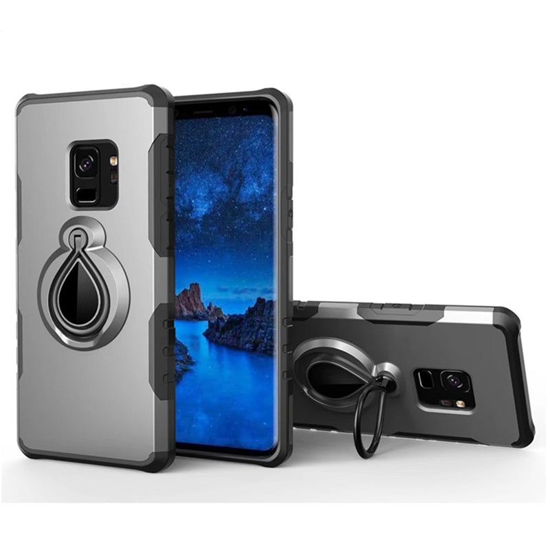 Cover Case for Samsung Galaxy S9 Holder Car Mount Ring Grip 360 Rotatable Alloy Finger