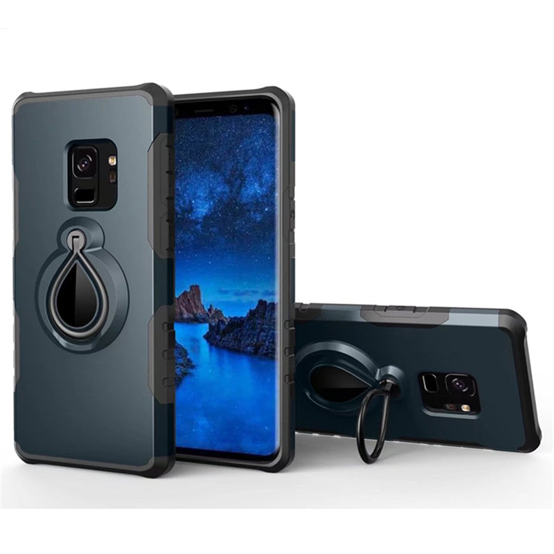 Cover Case for Samsung Galaxy S9 Holder Car Mount Ring Grip 360 Rotatable Alloy Finger