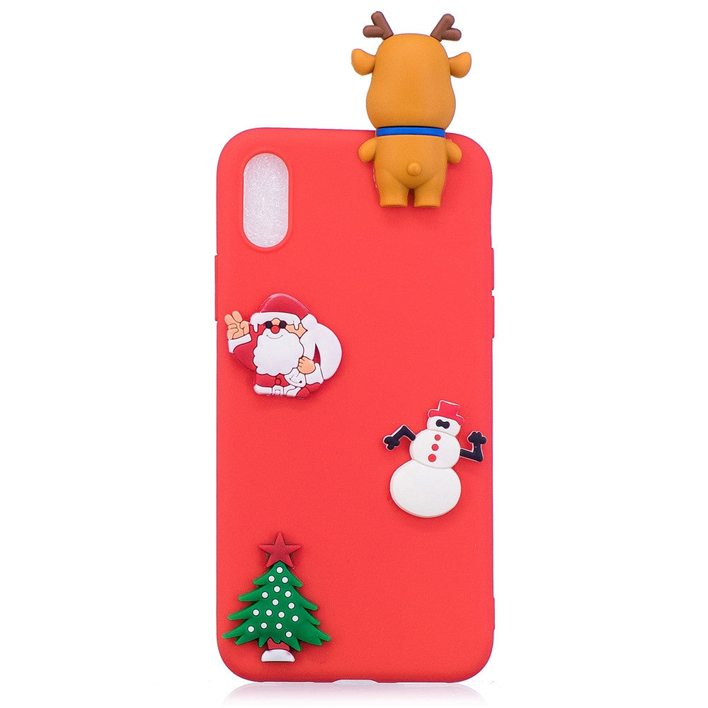 Case for Apple iPhone X DIY Back Cover Christmas Soft TPU