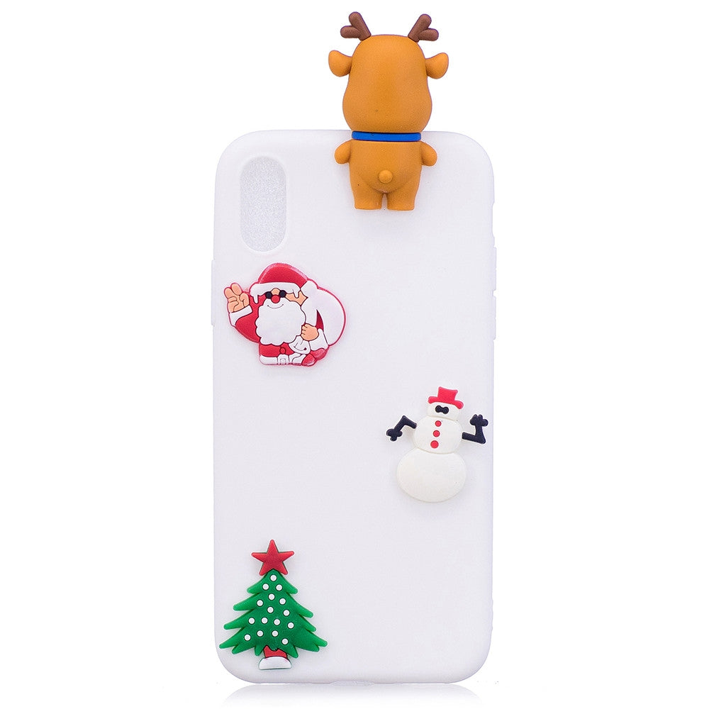 Case for Apple iPhone X DIY Back Cover Christmas Soft TPU