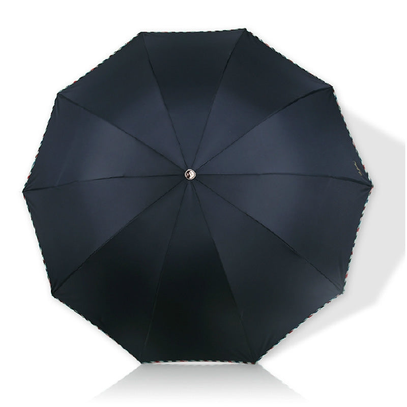 DIHE Super Big Folding Umbrella for Sunny or Rainy Day