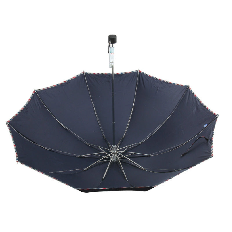 DIHE Super Big Folding Umbrella for Sunny or Rainy Day