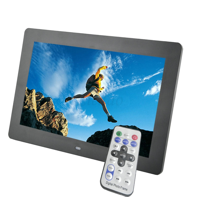 10.1 inch LED Backlight HD 1024 x 600 Digital Photo Frame Electronic Album Mp3 Mp4 Full Function