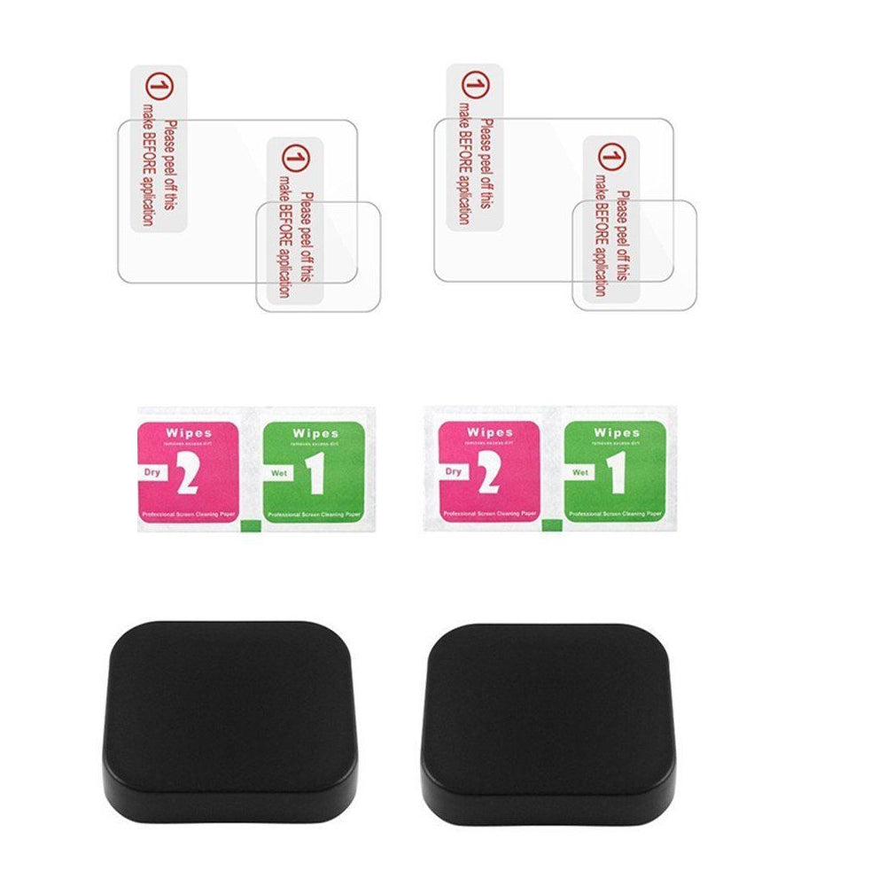 2 Packs Tempered Glass Screen Protector + Camera Lens Film + Lens Protective Cap Set  for Gopro ...