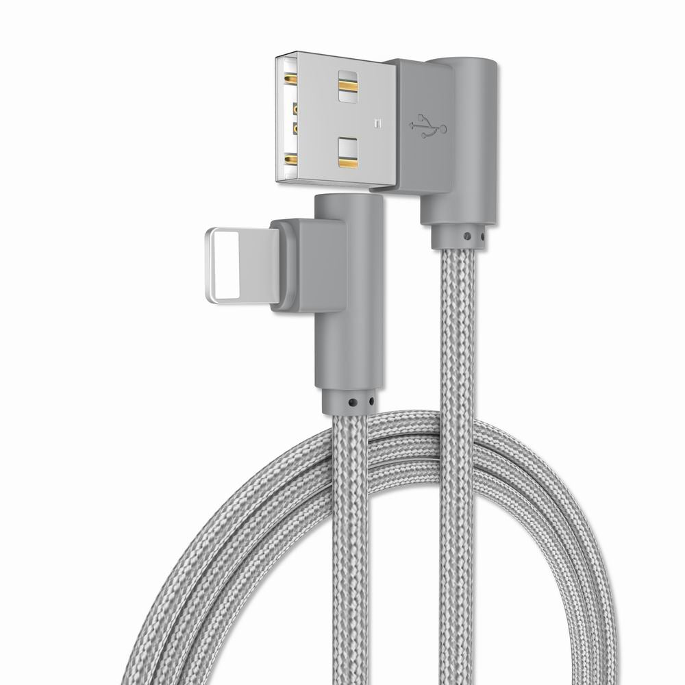 1M Charge iPhone 6/7/8/X 90 Degree Cable for ipad