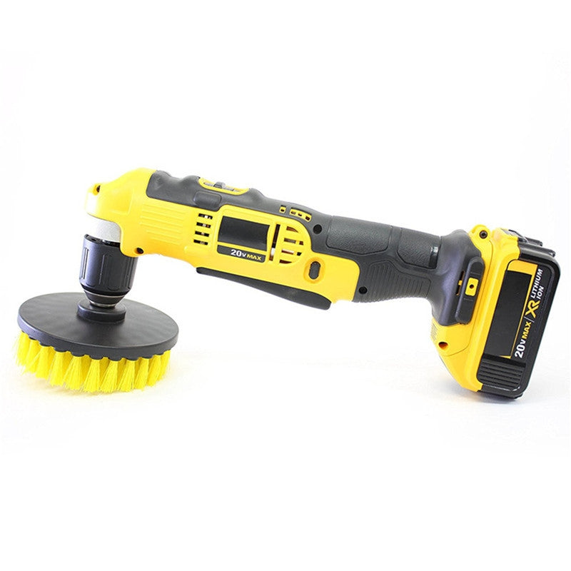 3-in-1 Electric Drill Brush Head for Floor / Kitchen / Tire / Tub