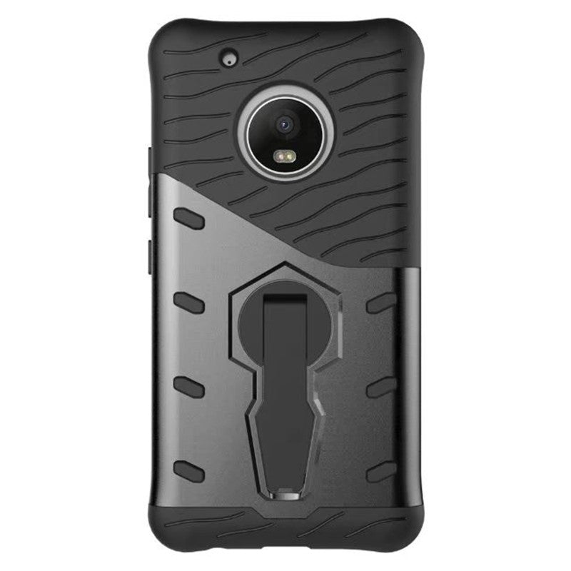 Cover Case for Moto G5 Dual Layer Heavy Duty Hybrid Combo Shock-Resistant Full Body Protective D...