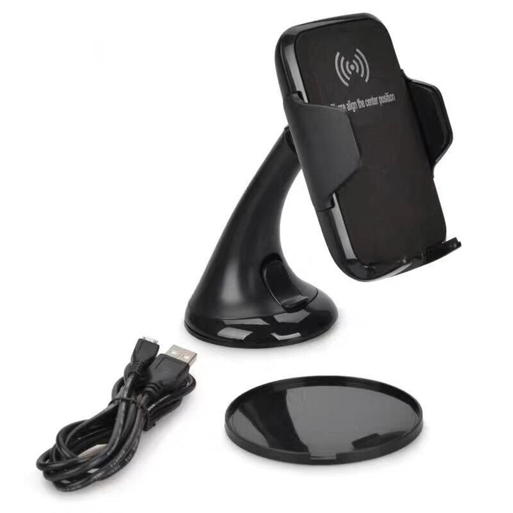 360 Rotatable Degrees Car Phone Mount Fast Charge Wireless Charger