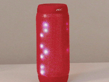 BQ - 615 PRO Magic Dancing Colorful LED Bluetooth V3.0 Speaker with Flashing Lights 3.5mm Audio ...