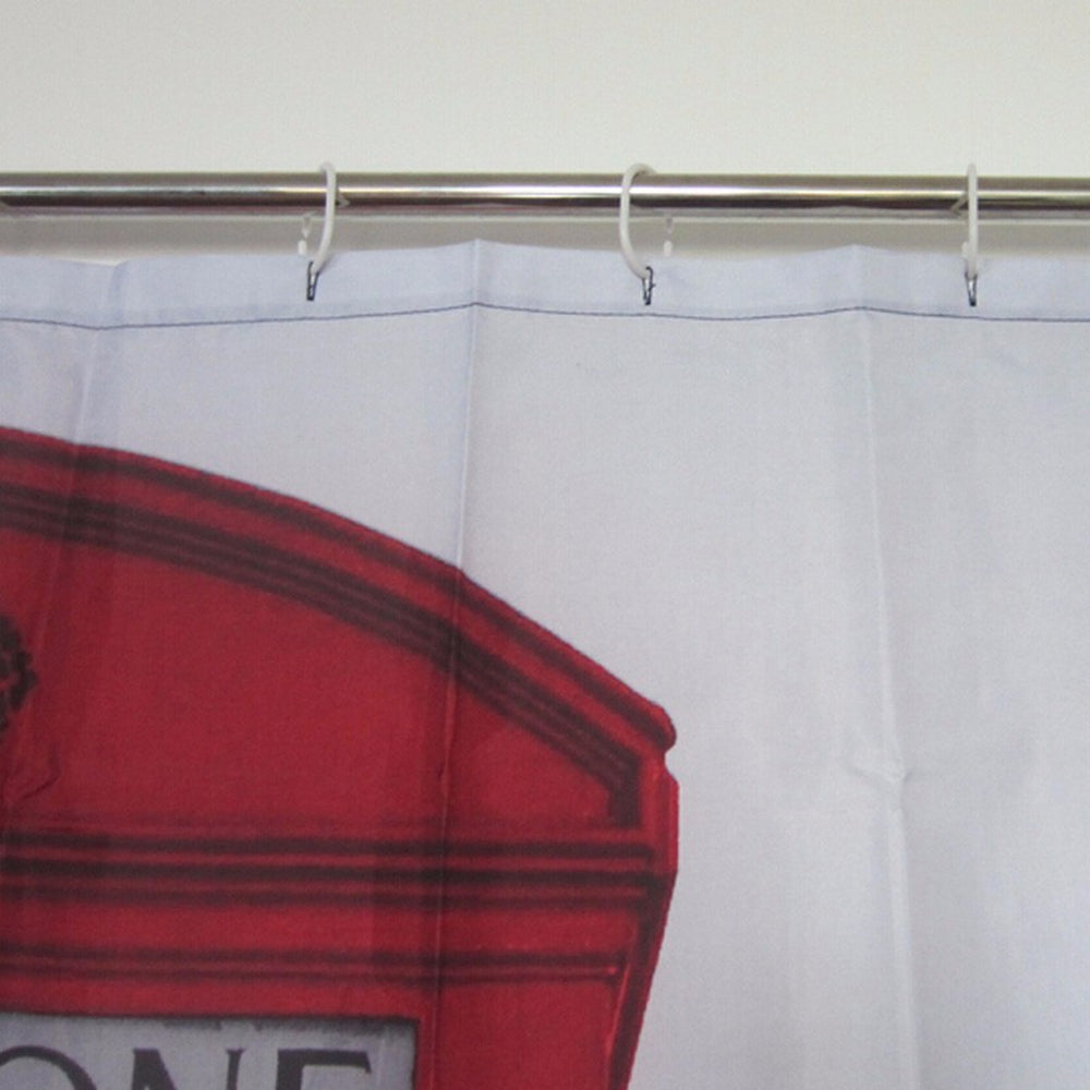 Creative London Big Ben Pattern Shower Curtain Polyester Waterproof Bathroom Decor