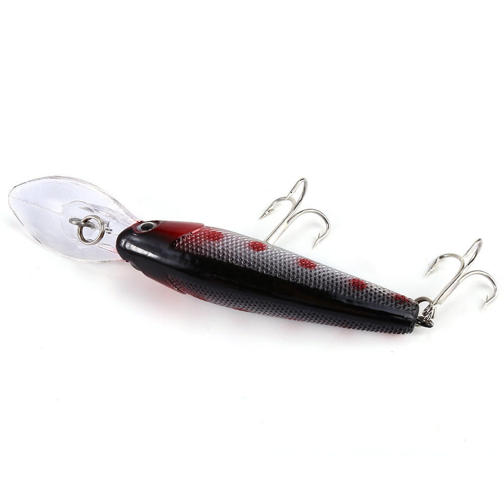 20 Pcs 2 Models Mixed Fishing Lure Minnow Crank Bait Fishing Tackle