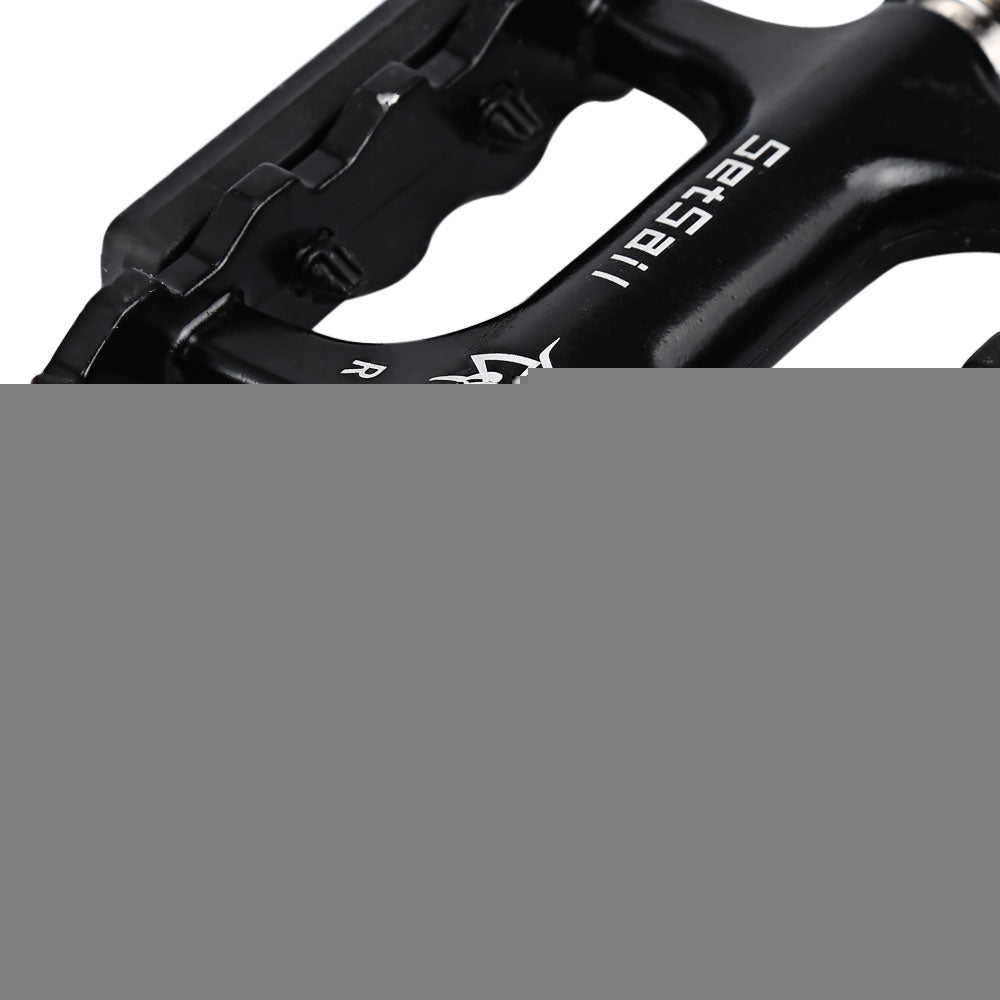 2 Pcs SETSAIL 921 DU Bering Bike Pedals with Anti-skid Gear Frame Reflective Stripe
