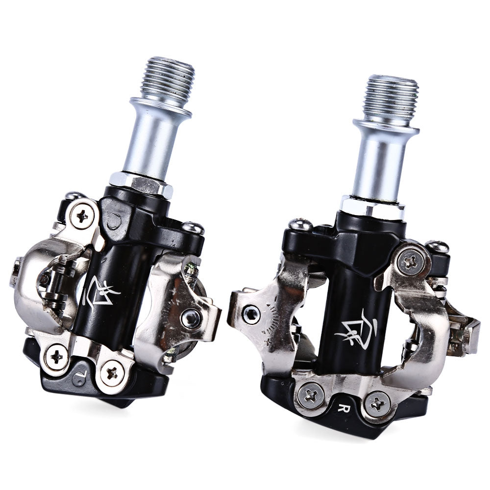 2 Pcs SETSAIL 101 Mountain Bike Trail Pedals Chromoly Spindle SPD Pedal