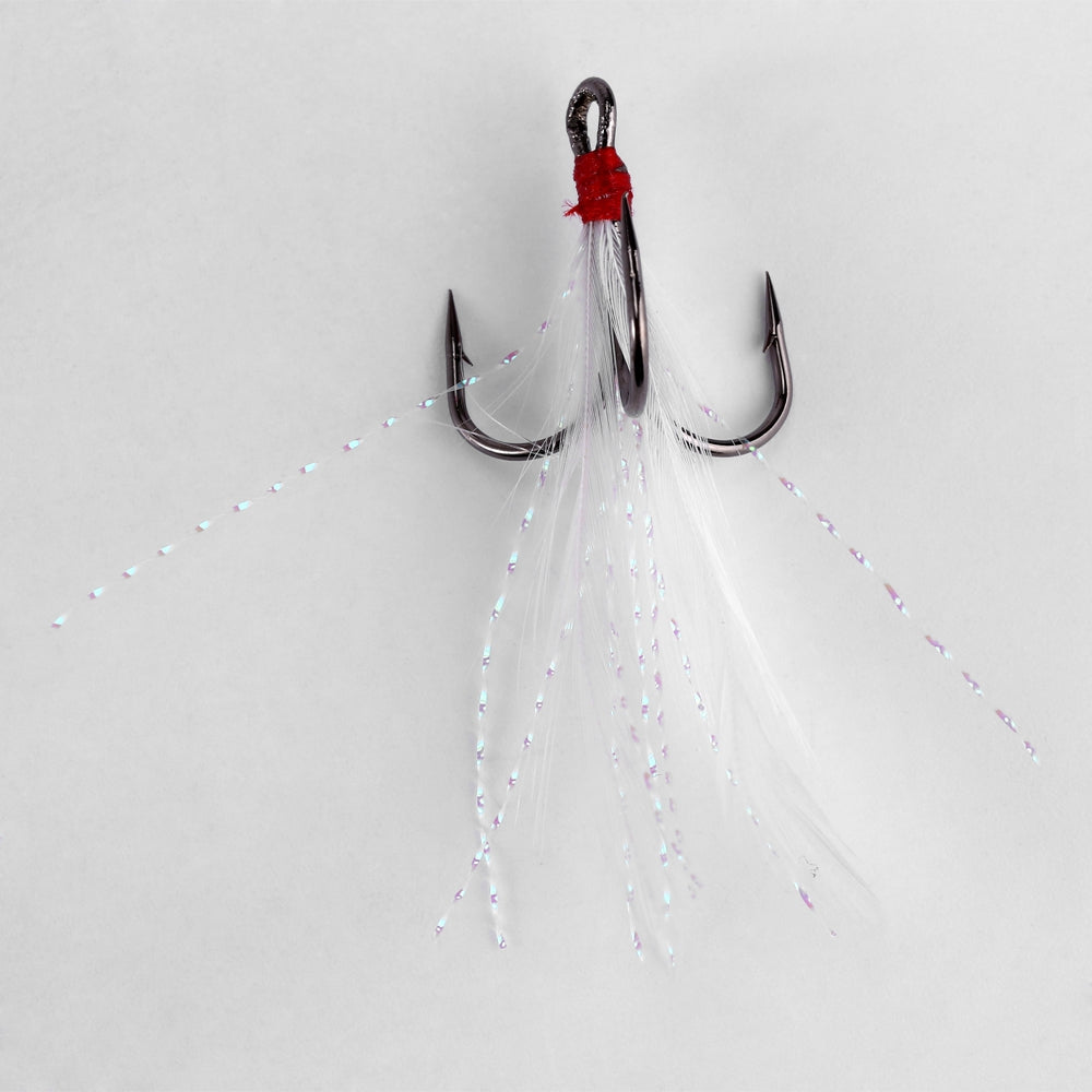 20 PCS Stainless Steel Feather Fishing Hook