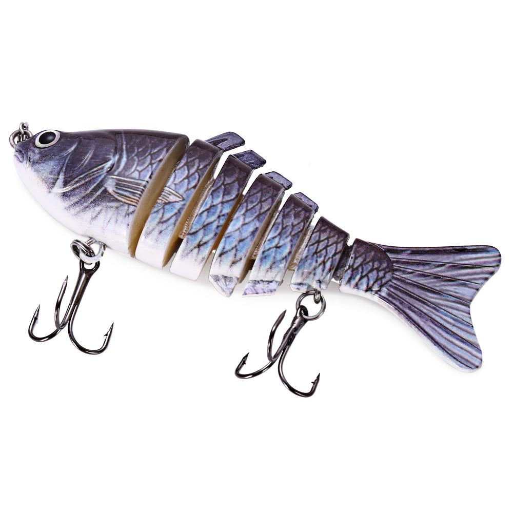 10cm Fishing Lure Artificial Hard Bait 7 Jointed Sections Swimbait