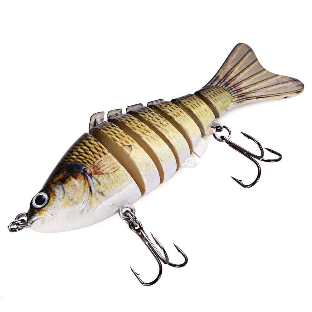 10cm Fishing Lure Artificial Hard Bait 7 Jointed Sections Swimbait