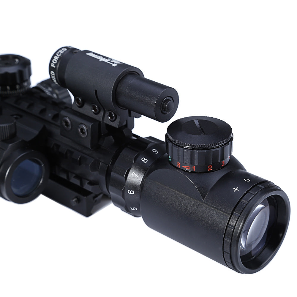 3 - 9X40EG Red / Green Illuminated Riflescope Optics Sniper Scope Sight