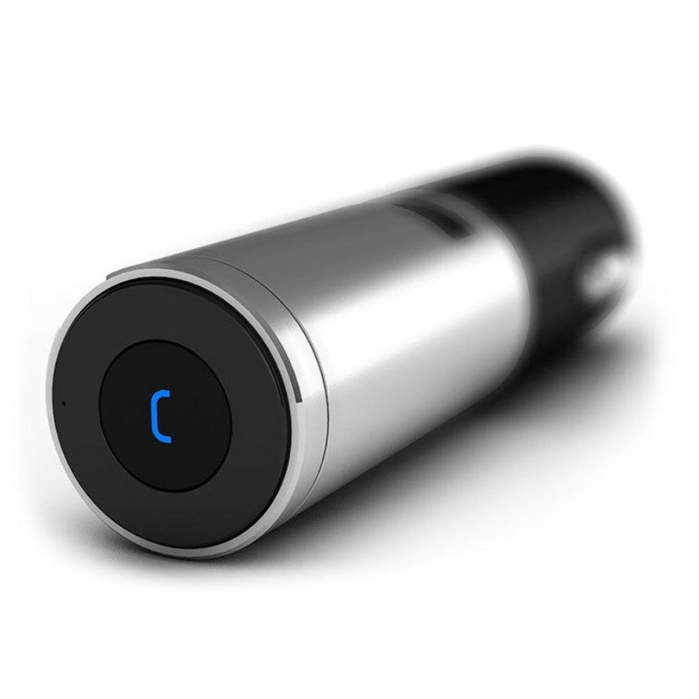 COOWOO Wireless Bluetooth V4.0 Car Charger Hands-Free Earphone Headset