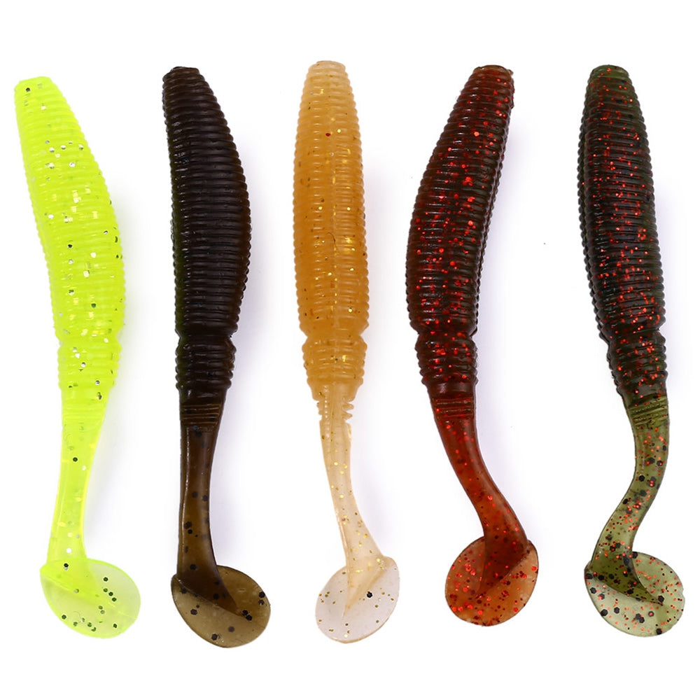 6Pcs 80mm Trulinoya Sofa Fish Lure Colorful Artificial Baits Fishing Tackle