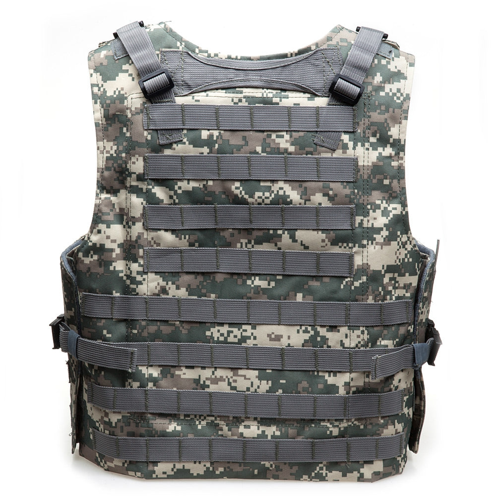 Amphibious Tactical Military Molle Waistcoat Combat Assault Plate Carrier Vest