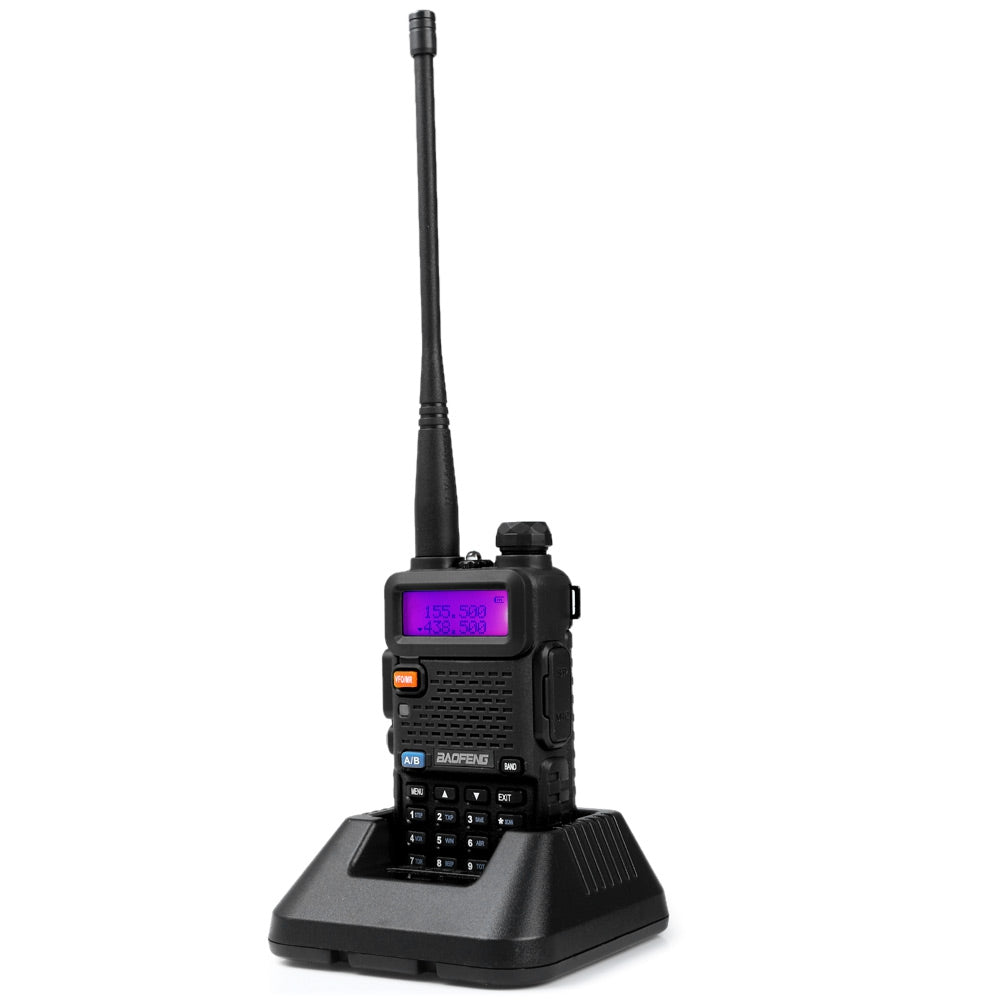 BAOFENG UV-5R VHF / UHF Walkie Talkie 128 Channel with LED Light