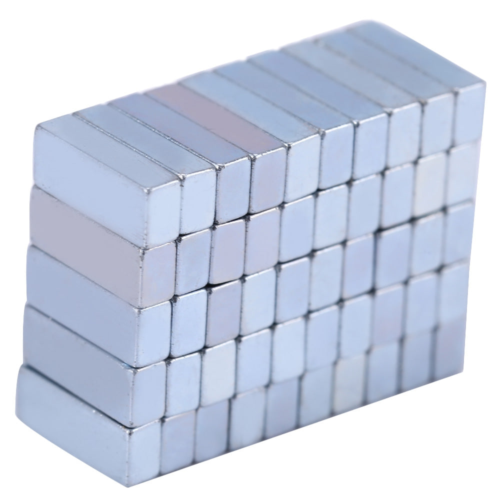 50PCS 8 x 3 x 2mm N35 Strong Block Magnets Rare Earth Neodymium