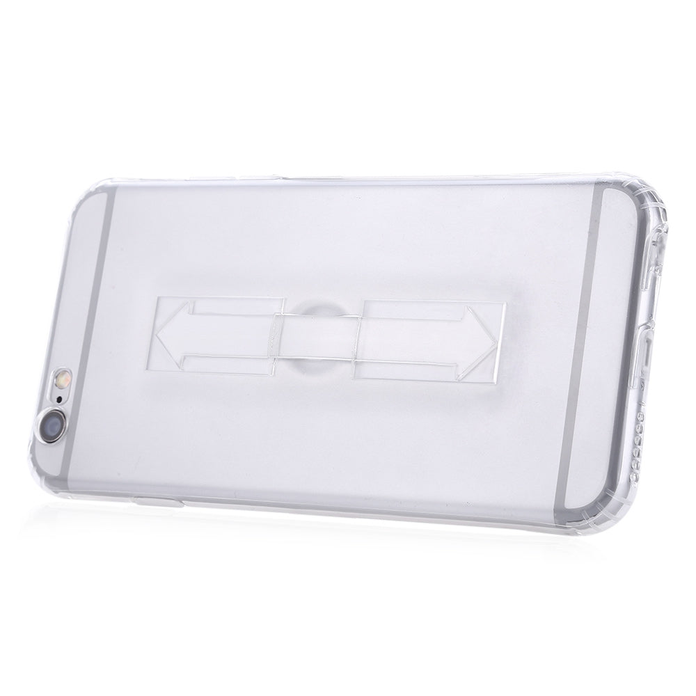 1 Piece HOCO 5.5 Inch Soft Transparent TPU Phone Cove Ring Bucket Case for iPhone 6 Plus / 6s Plus