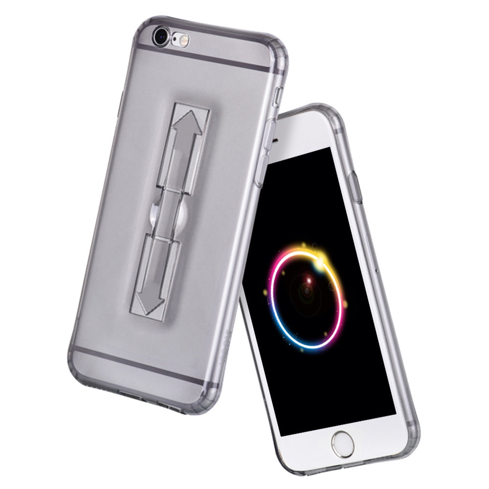 1 Piece HOCO 5.5 Inch Soft Transparent TPU Phone Cove Ring Bucket Case for iPhone 6 Plus / 6s Plus