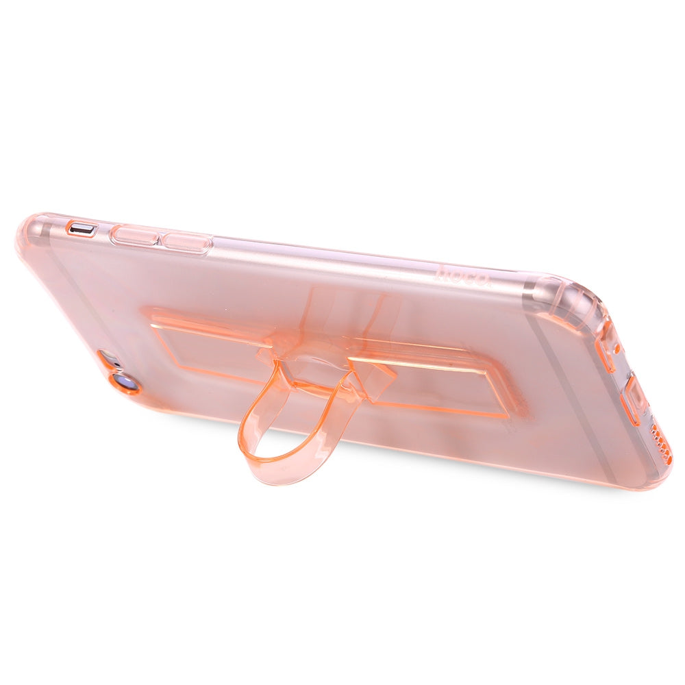 1 Piece HOCO 5.5 Inch Soft Transparent TPU Phone Cove Ring Bucket Case for iPhone 6 Plus / 6s Plus