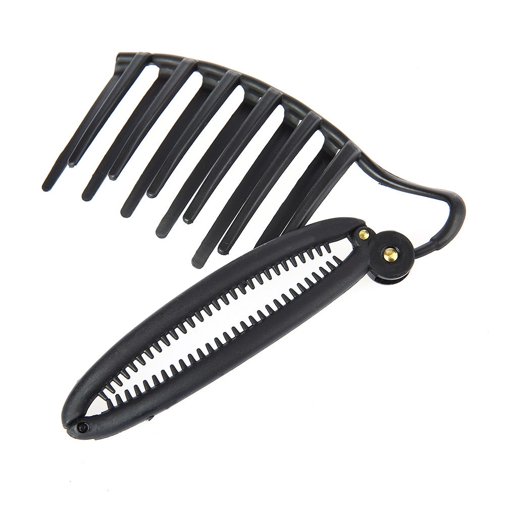 Convenient Magic Hair Styling Braid Twist Sponge Clipper Holder Tool