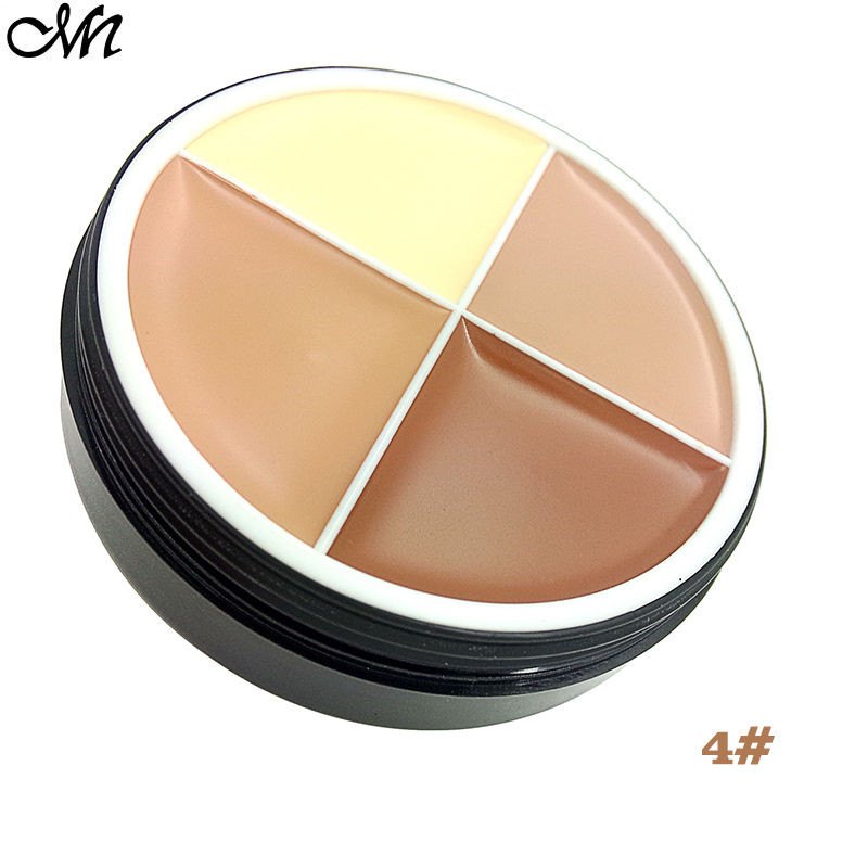 Beauty 4 Colors Matte Cream Concealer Palette Foundation (01#)