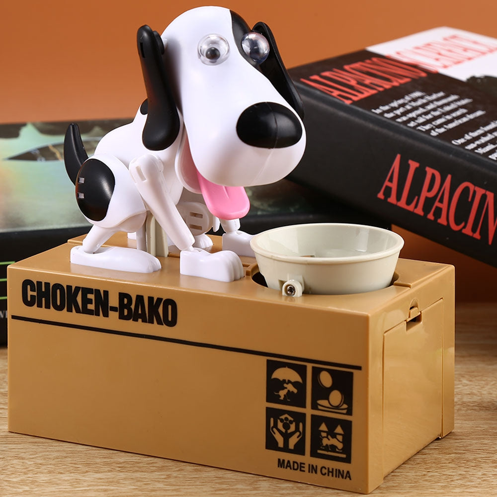 Creative Hungry Dog Model Piggy Bank Saving Pot