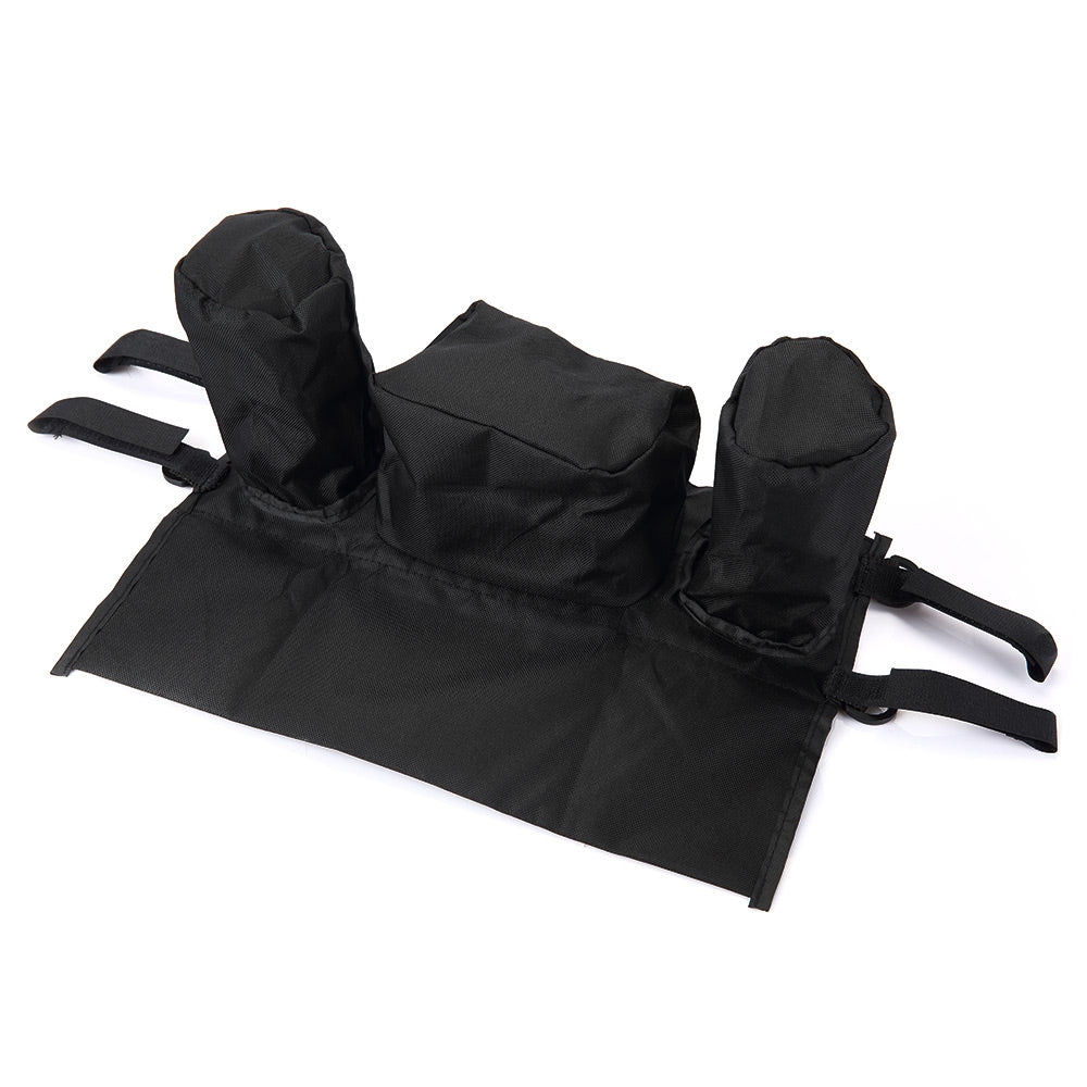 Convenient Practical Black Stroller Organizer Storage Cup Bag for Babies