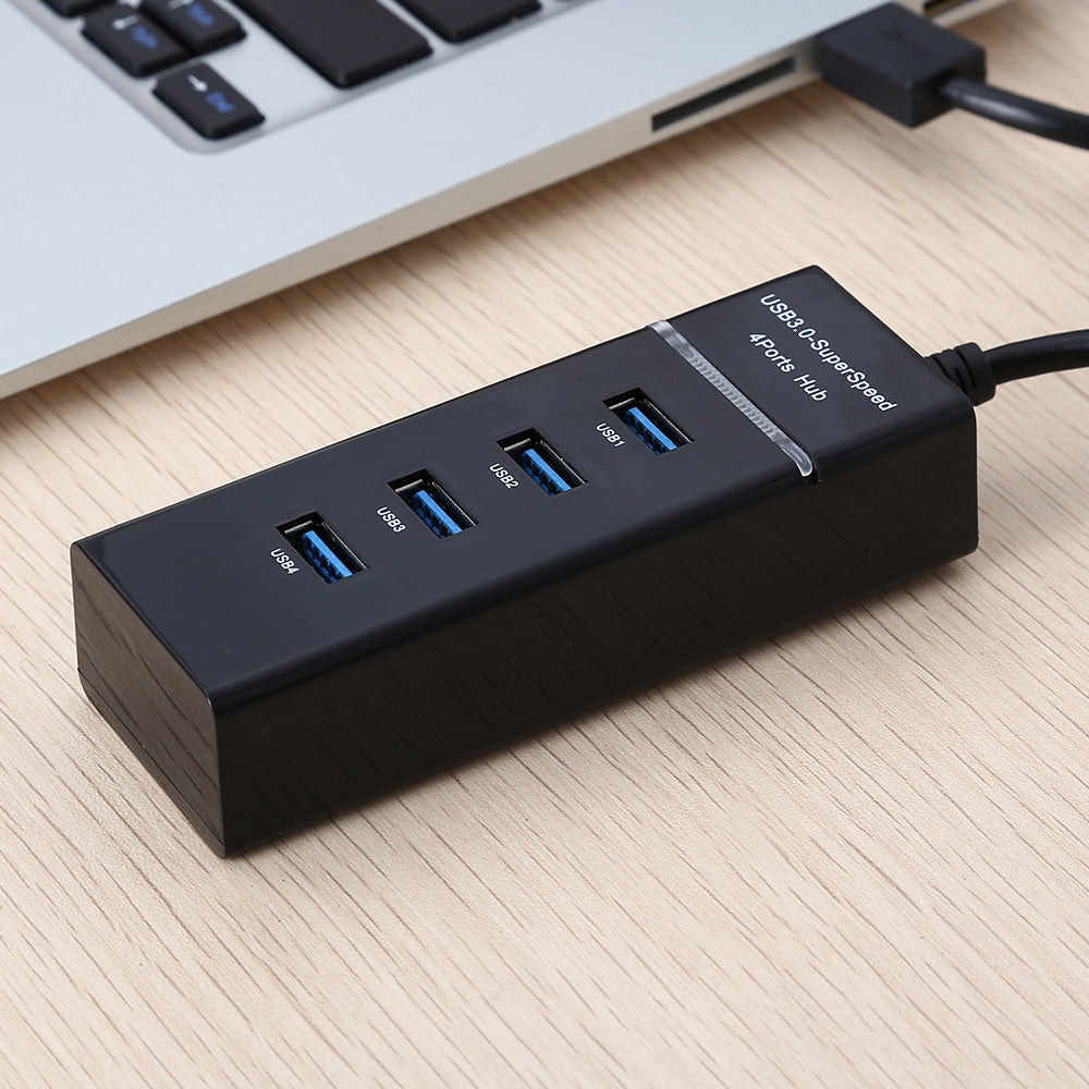 4 Ports High Speed USB 3.0 Hub