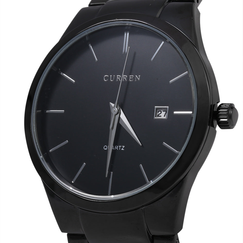 Curren 8106 Men Quartz Watch Outdoors Mountaineers Dedicated Stainless Steel Band Wristwatch