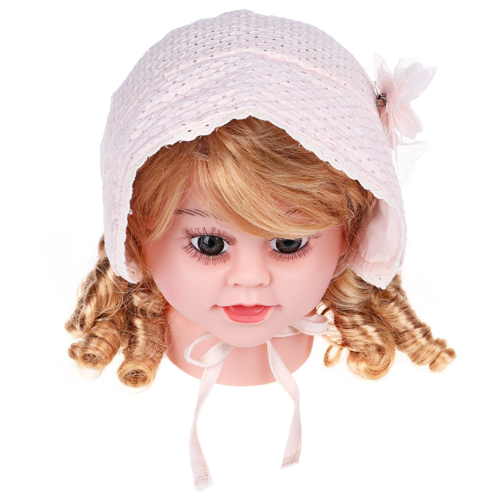 Applique Lovely Breathable Cotton Babies Princess Hat