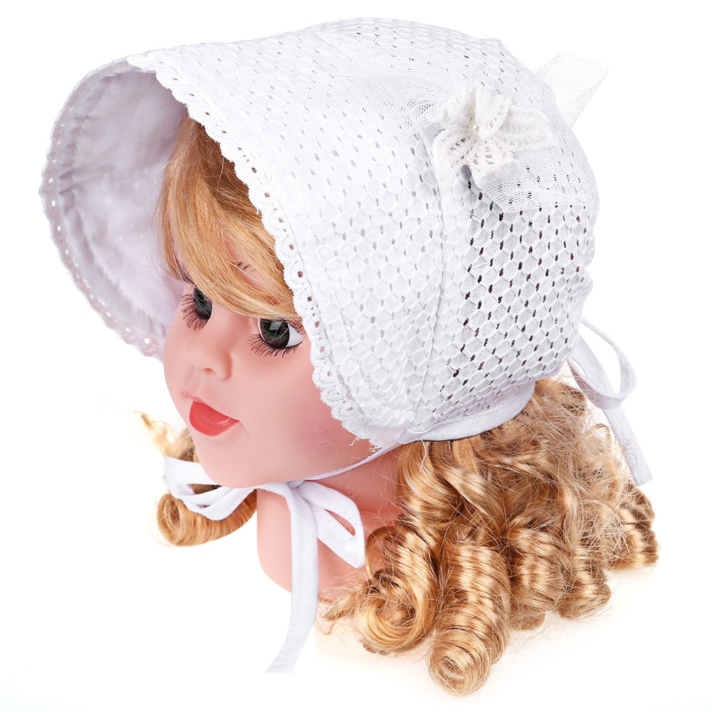 Applique Lovely Breathable Cotton Babies Princess Hat