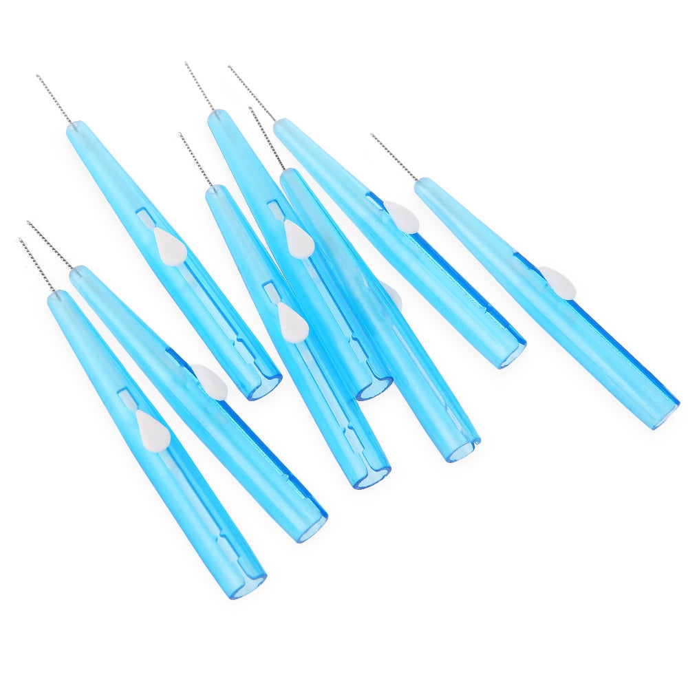 8pcs Oral Care Interdental Brush Orthodontic Wire Toothbrush Imported Caliber 0.7mm