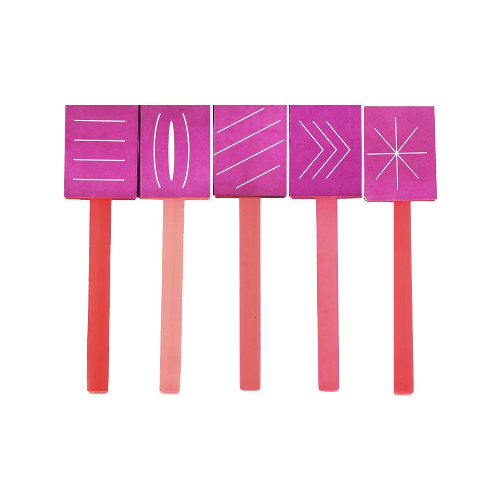 5pcs Magnetic Magnet Rod Stick Board with Arrow Pattern for Magical Nail Polish