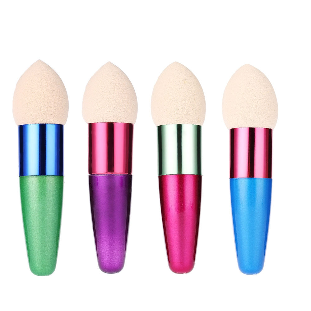 4pcs Cosmetic Liquid Cream Foundation Concealer Sponge Brushes Mushroom Head