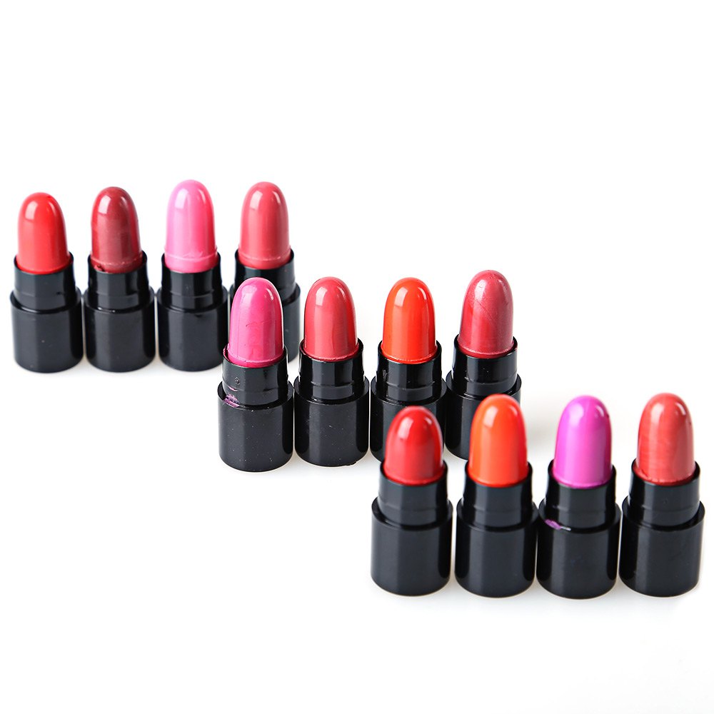 12 Charming Colors Lovely Tiny Shinning Moisturizing Lipstick Lip Gloss 12pcs/Pack