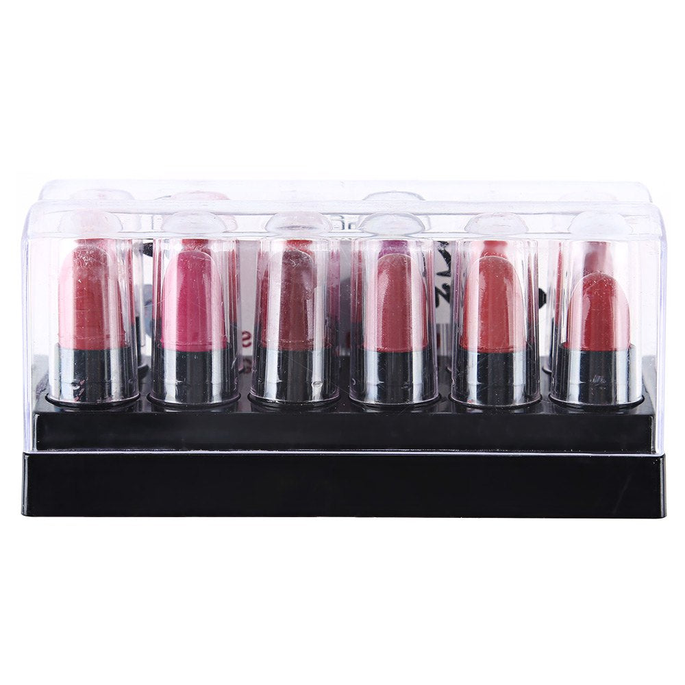 12 Charming Colors Lovely Tiny Shinning Moisturizing Lipstick Lip Gloss 12pcs/Pack