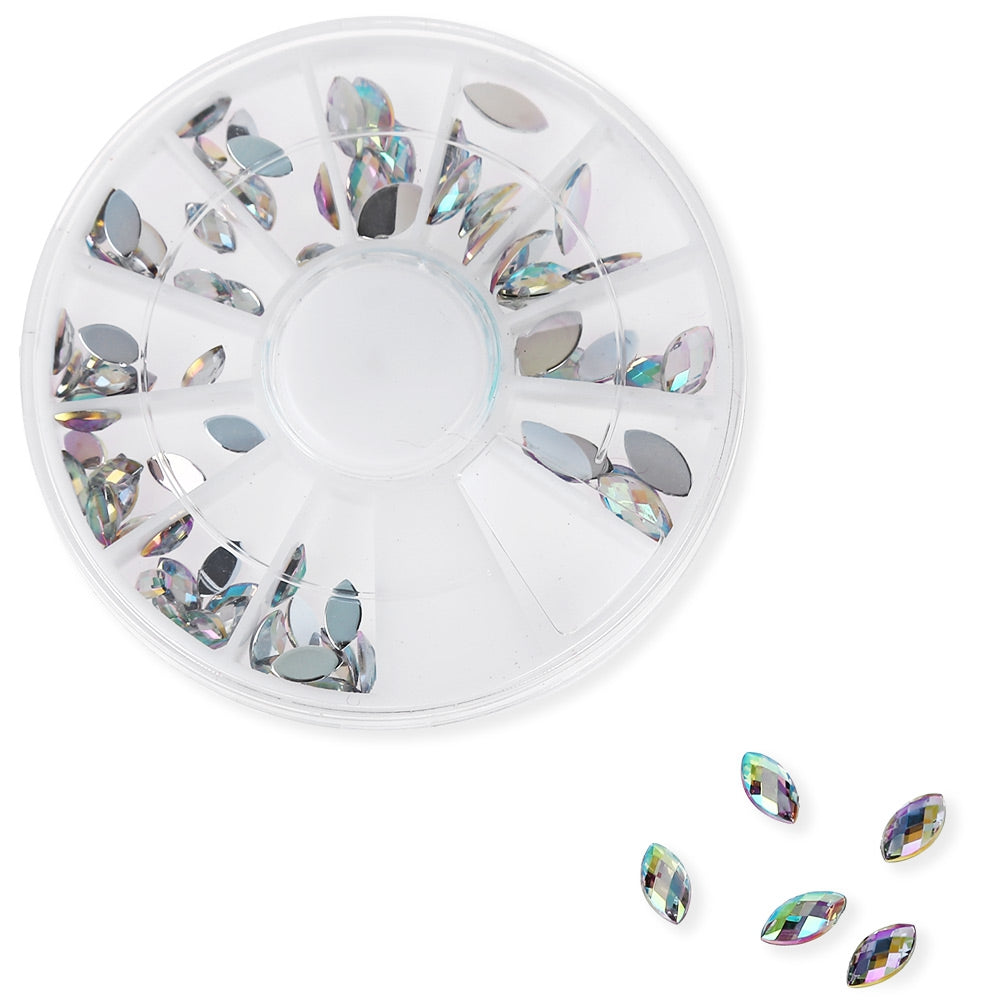3D DIY Beauty Rhineston Decoration Mix Sizes Glitter Nail Beads Nail Accessories Tool