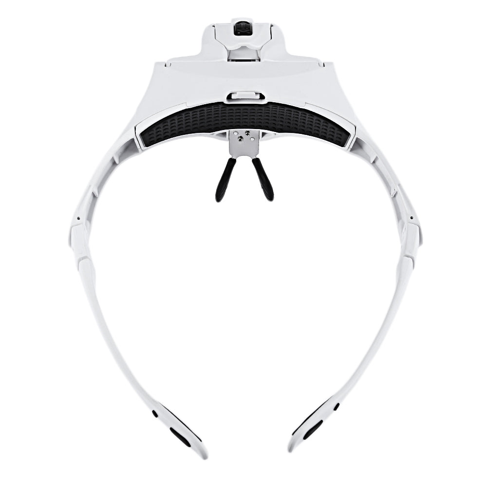 2 LEDs Headband Glasses Interchangeable Style Magnifying Glass Magnifier with 1.0X / 1.5X / 2.0X...
